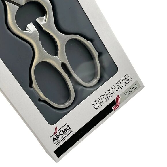 ALL-CLAD Stainless Steel Kitchen Shears Heavy-duty Design for Long-Lasting Durab - Picture 3 of 8